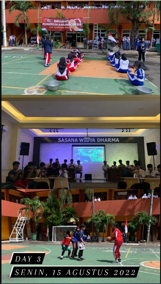 Lomba Kemerdekaan RI ke 77 SMK Ketintang Surabaya “Berprestasi dengan Sportifitas”